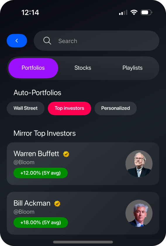 Mirror top investors like Warren Buffett and Bill Ackman